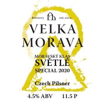 Пиво Velka Morava - Moravsky klas Svetle SPECIAL